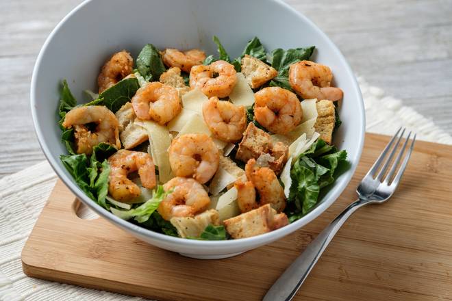 Order lightly seared and seasoned shrimp on our caesar salad food online from Atlanta Bread Company store, Morrow on bringmethat.com