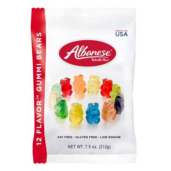 Order Albanese Fat-Free Gluten-Free Assorted Flavors Gummi Bears food online from Fastbreak Convenience Store store, Jackson County on bringmethat.com