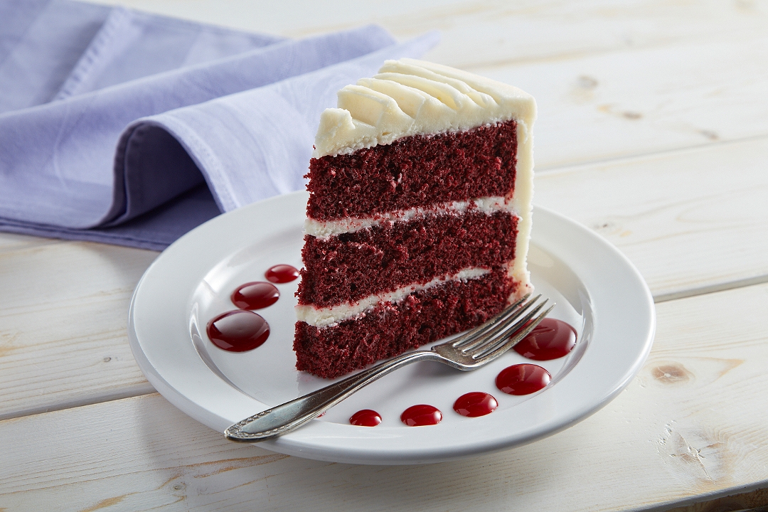 Order Red Velvet Cake, slice food online from Dessert Gallery store, Houston on bringmethat.com