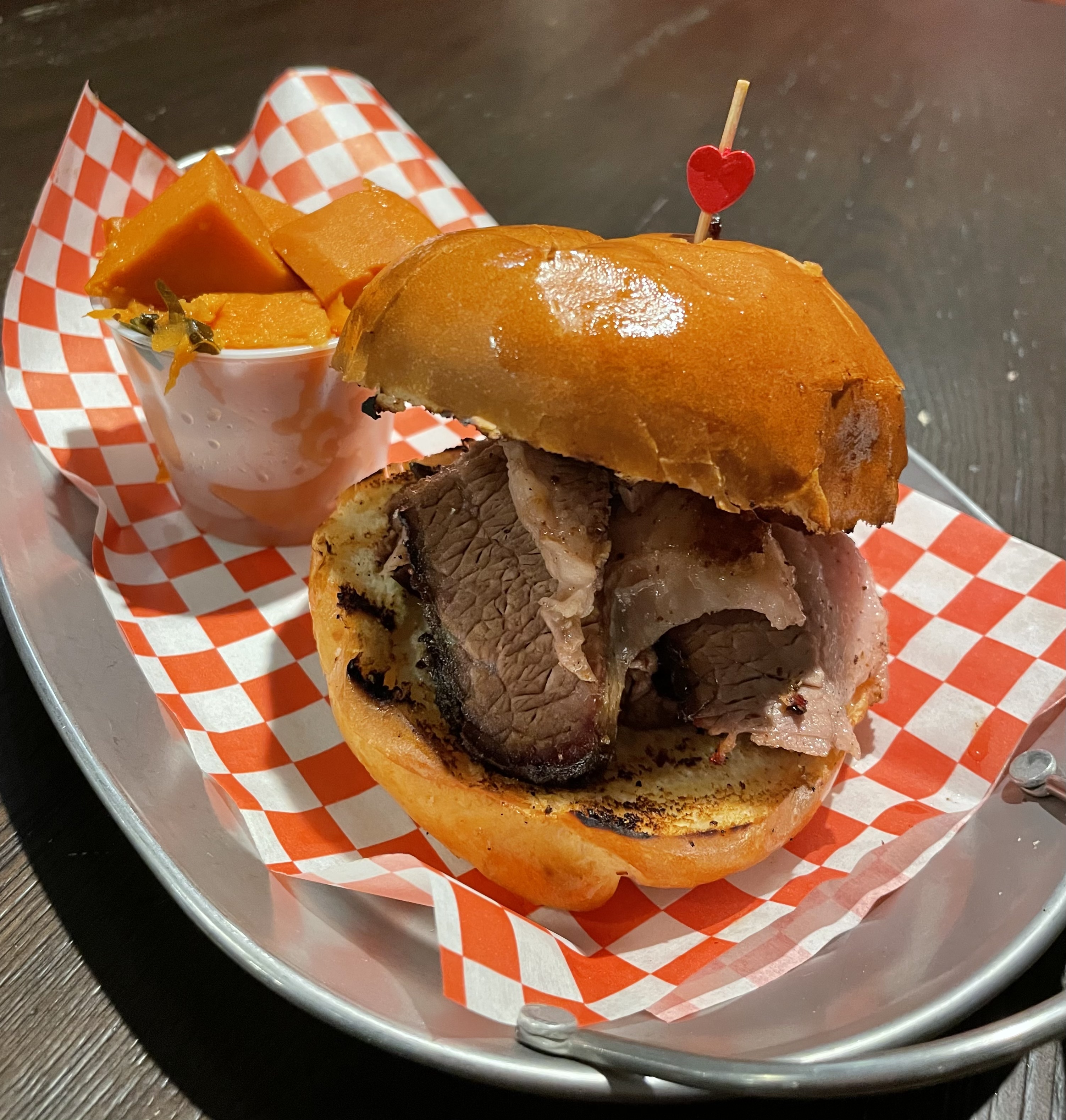 Order Slow Smoked Texas Beef Brisket Sandwich food online from Memphis Minnie store, San Francisco on bringmethat.com