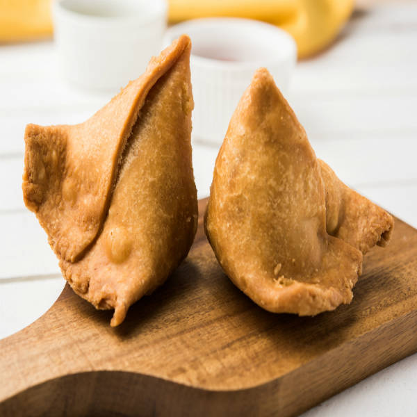 Order Vegetable Samosa food online from India Palace store, Somerville on bringmethat.com
