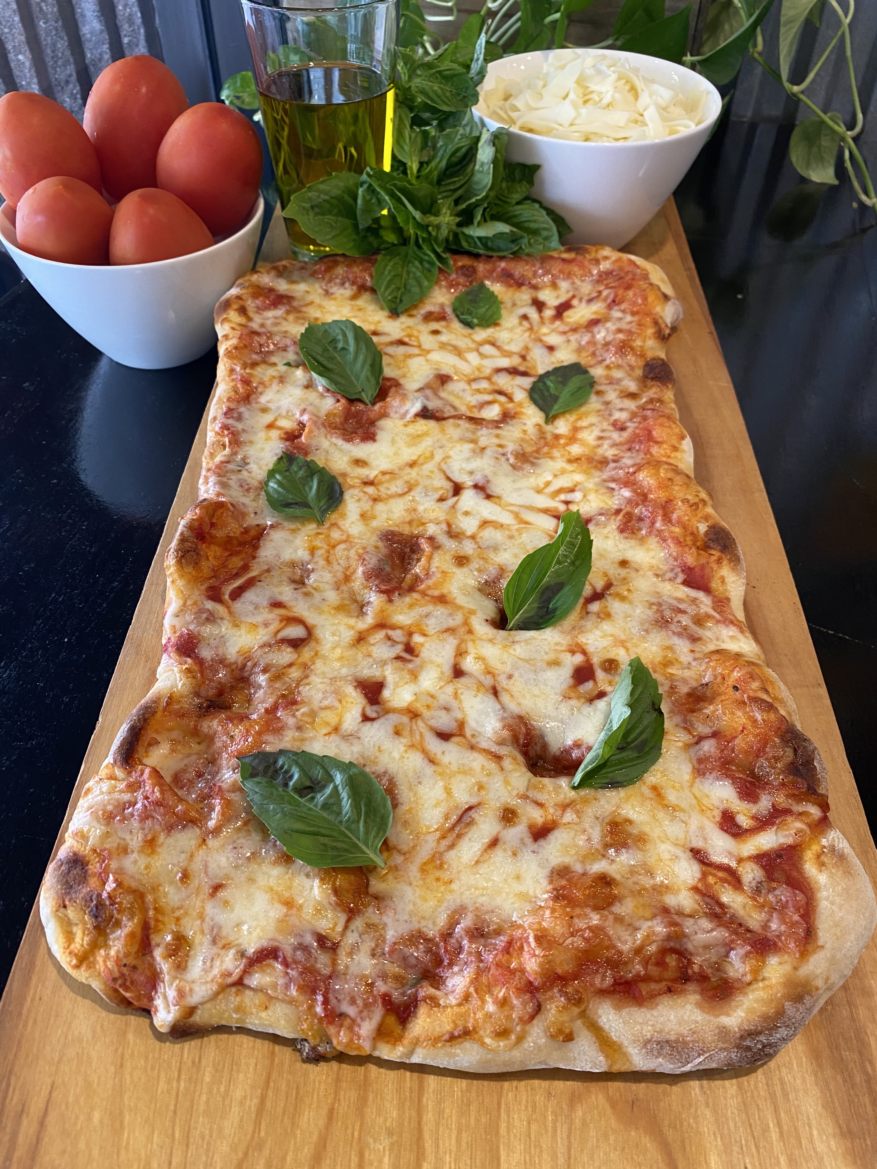 Order Margherita Slice Pizza food online from Il Baretto store, New York on bringmethat.com