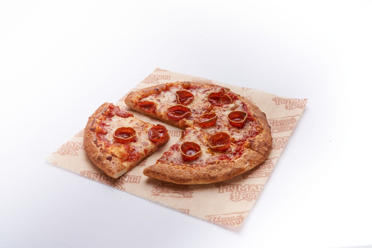 Order 9" Personal Pizza food online from Primanti Bros store, Lancaster on bringmethat.com