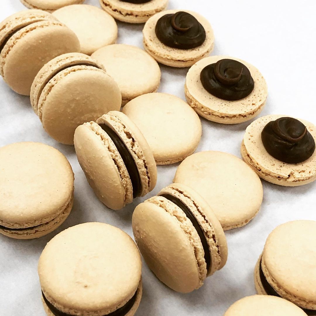 Order Cappuccino Macaron food online from Zai Dessertery store, Bergenfield on bringmethat.com