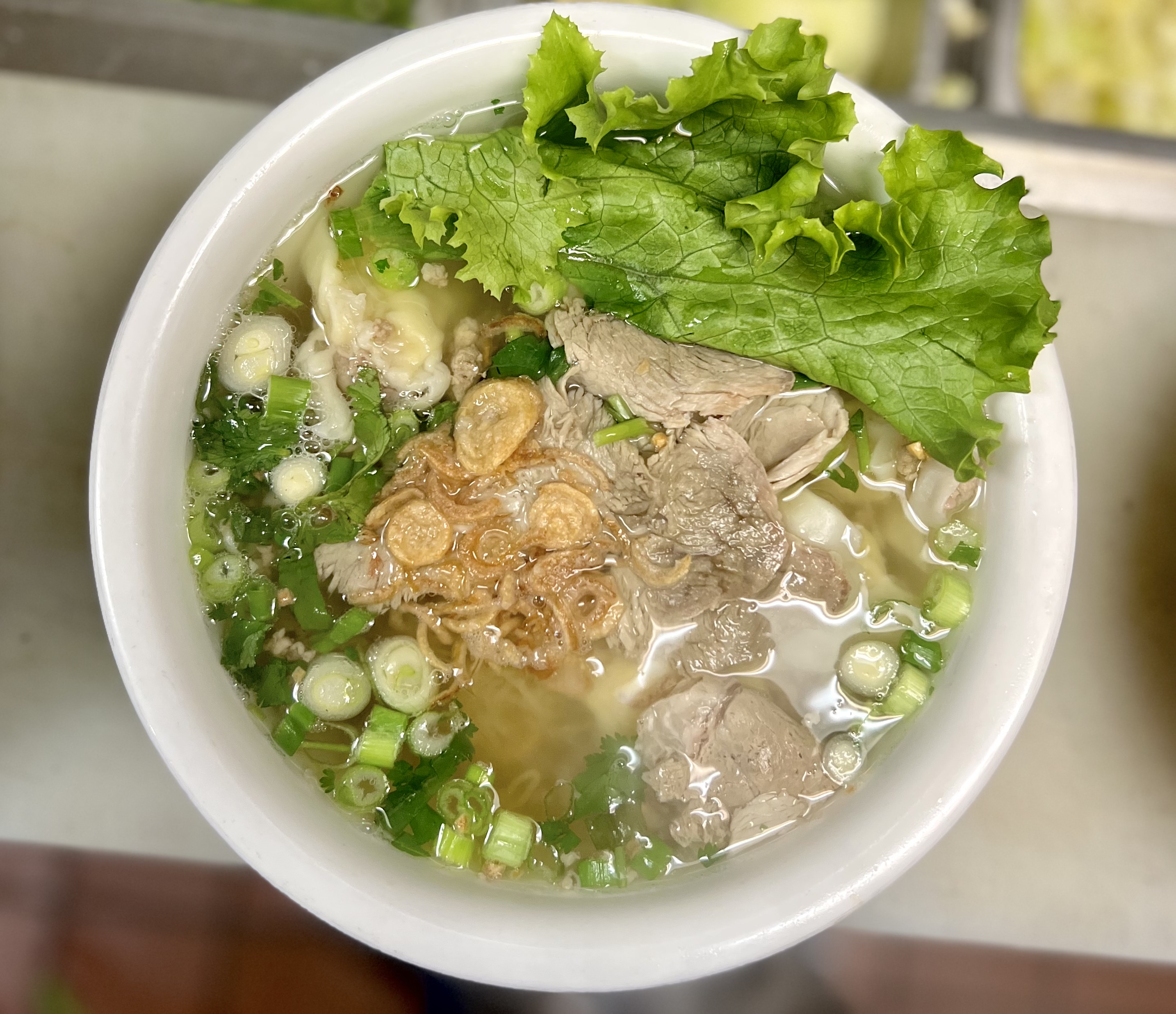 Order Hoanh Thanh Mi (Wonton) food online from Pho And Cafe Anh Hong store, Upper Darby on bringmethat.com