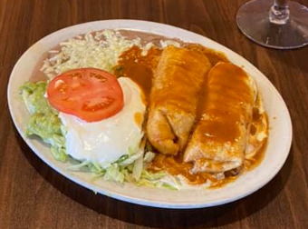 Order  15. Chimichangas food online from El Gordito Mexican Restaurant store, Belleville on bringmethat.com