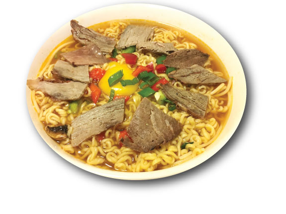 Order 3. Beef Ramyun food online from Broadway Diner store, Stockbridge on bringmethat.com
