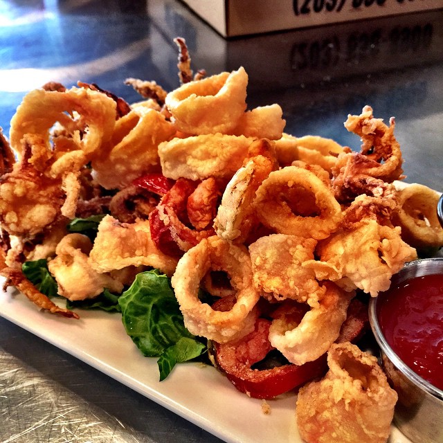 Order Firecracker Calamari food online from Tomato tomato pizzeria & pour house store, Stamford on bringmethat.com