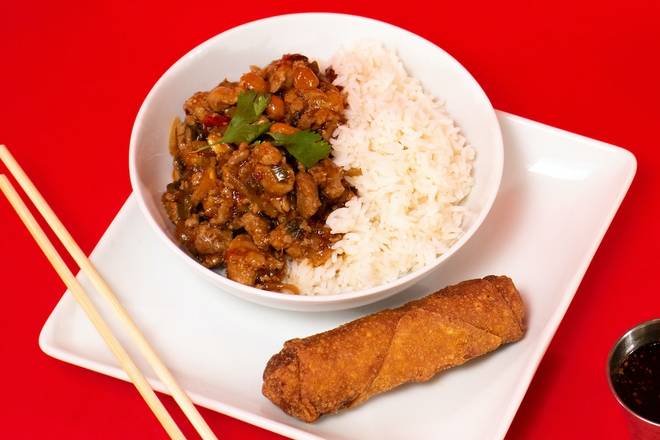 Order NEW Combo - Select a Bowl & 1 Egg Roll food online from Wow Bao store, Culpeper on bringmethat.com