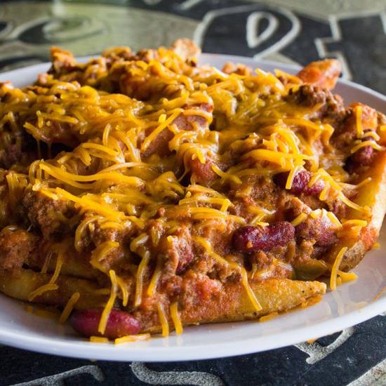 Order Chili Cheese Fries food online from The Draft Restaurant & Sports Bar store, San Diego on bringmethat.com