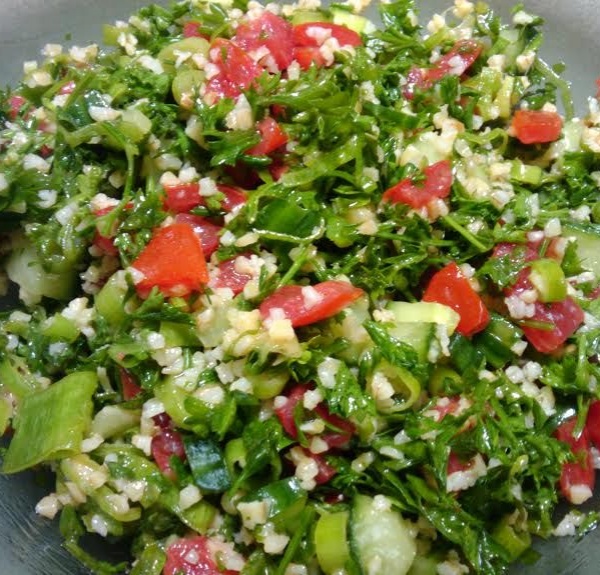 Order Tabouli Salad food online from Al-Sham Restaurant store, Philadelphia on bringmethat.com
