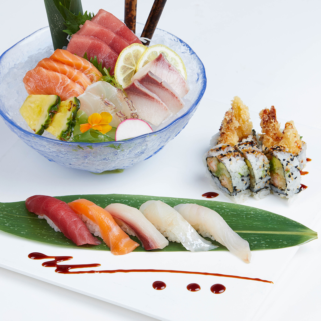 Order Sushi and Sashimi Combo for 1 food online from MoCA Woodbury store, Woodbury on bringmethat.com