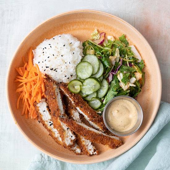Order pacific bowl with katsu chicken food online from Tender Greens store, Marina del Rey on bringmethat.com