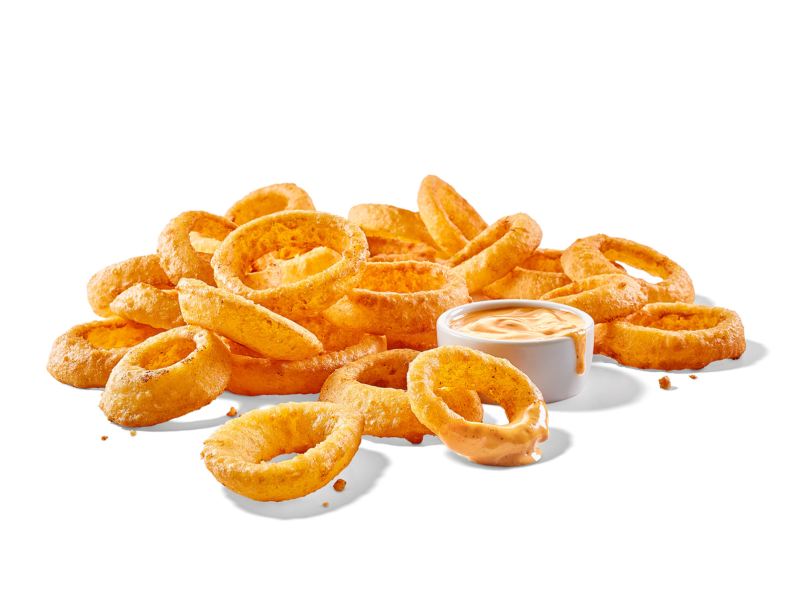 Order Beer-Battered Onion Rings food online from B-Dubs Express store, Hopkins on bringmethat.com