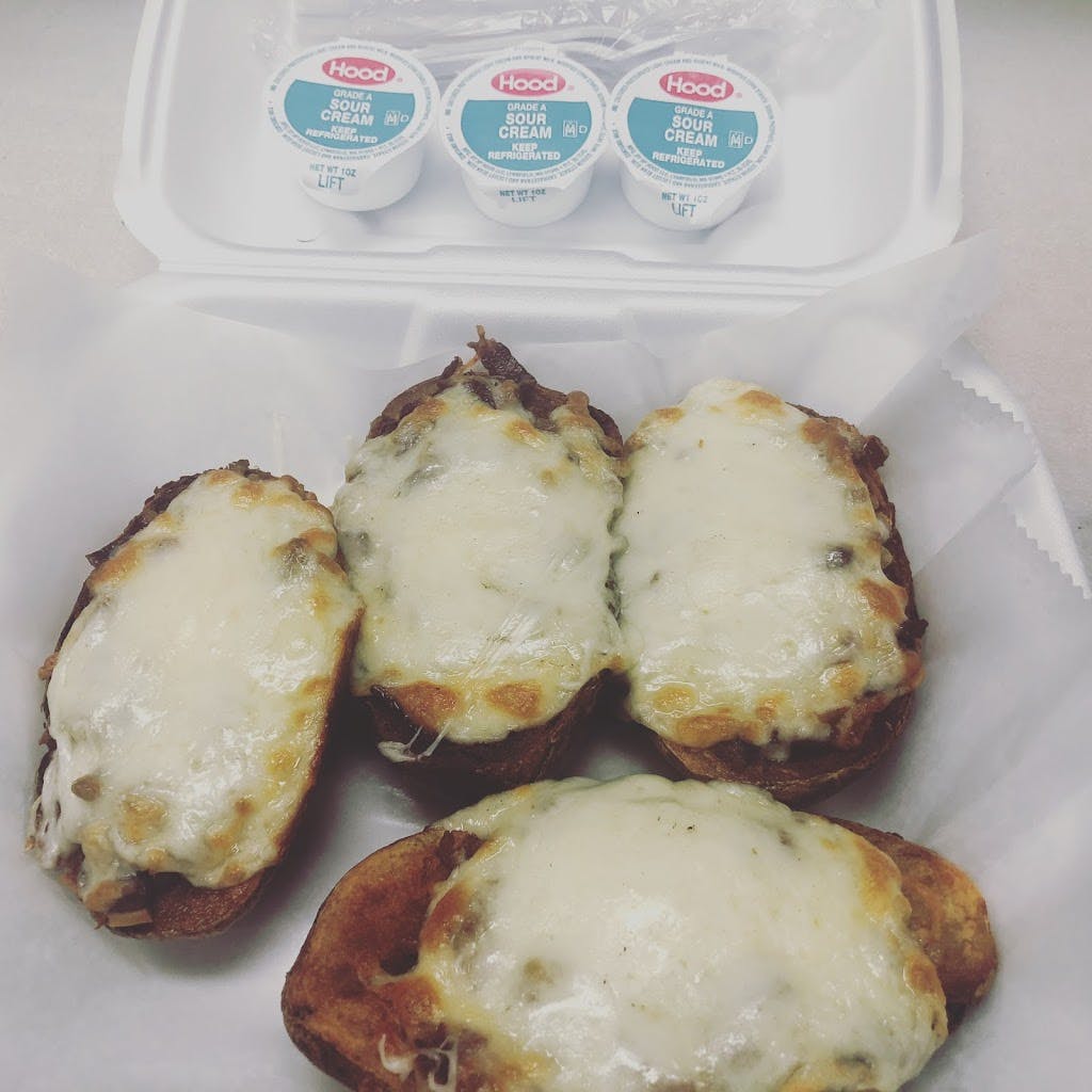 Order Potato Skins - Appetizer food online from A-1 Pizza store, Hartford on bringmethat.com