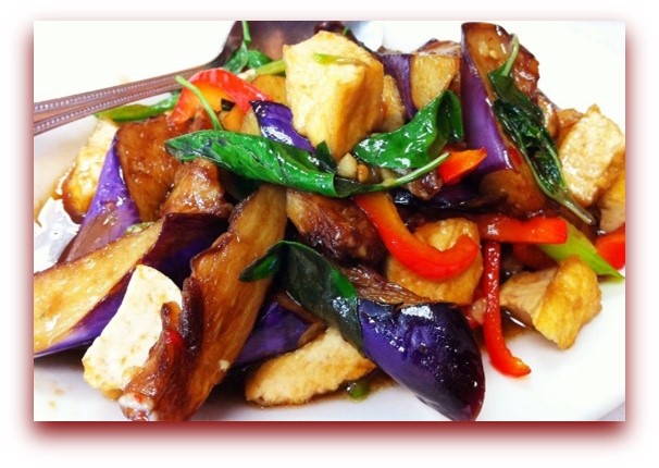Order 78. Spicy Eggplant food online from Sweety Hut Thai Restaurant store, West Covina on bringmethat.com