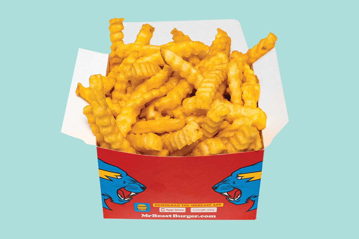 Order Crinkle Fries food online from Mrbeast Burger store, Cary on bringmethat.com