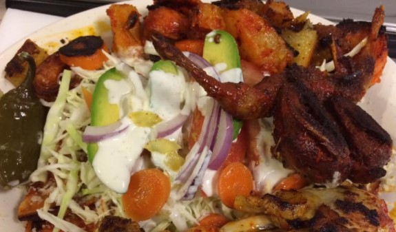 Order Tostadas food online from El Pueblo Michoacano Mexican Restaurant store, Houston on bringmethat.com