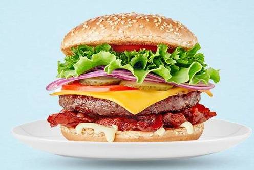 Order Bacon Central  Cheeseburger food online from Holy Burger store, Brentwood on bringmethat.com