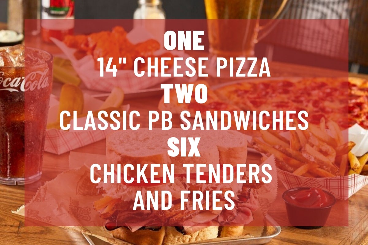 Order Pizza, Sandwiches, Chicken Tender Combo food online from Primanti Bros store, Clarksburg on bringmethat.com