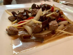 Order Ginger and Wood-Ear Mushrooms food online from Golden Triangle Cuisine store, Los Gatos on bringmethat.com
