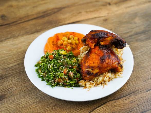Order Dimassi's Grilled Chicken Plate food online from Dimassi's Mediterranean Kitchen store, Humble on bringmethat.com