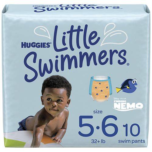 Order Huggies Little Swimmers Swim Diapers Size 5-6 - 10.0 ea food online from Walgreens store, Culpeper on bringmethat.com