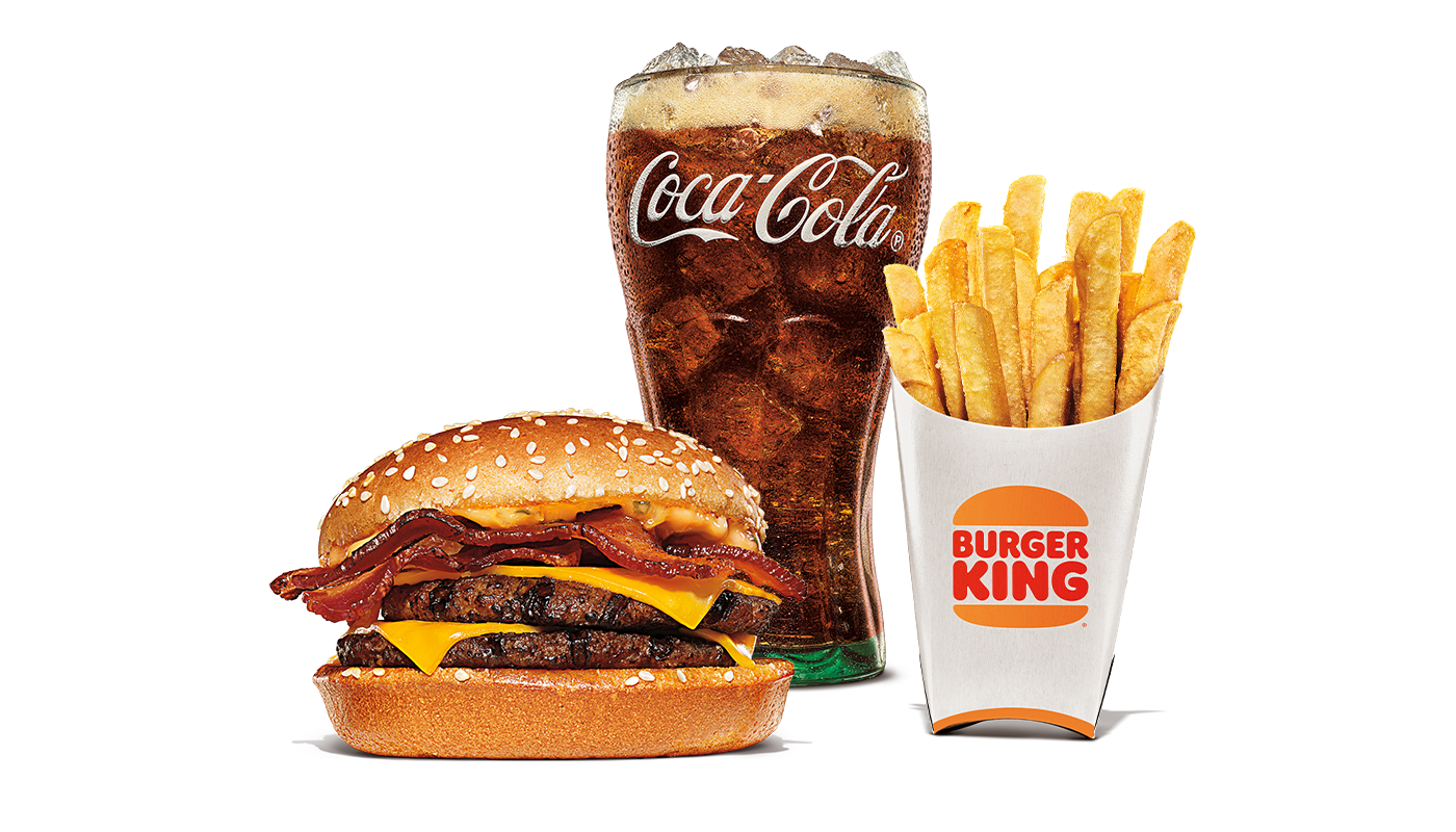 Order Double Stacker Meal food online from Burger King store, Grand Rapids on bringmethat.com