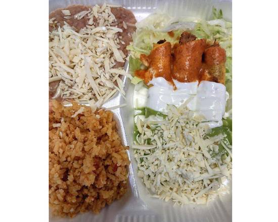 Order Taquito Plate food online from Melo Burger store, Inglewood on bringmethat.com