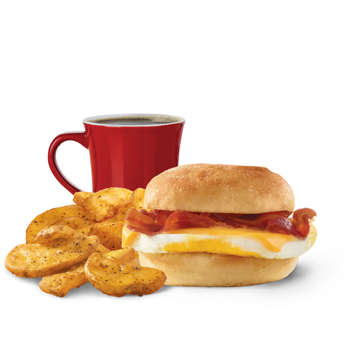 Order Classic Bacon, Egg & Cheese Sandwich Combo food online from Wendy store, Fairbanks on bringmethat.com