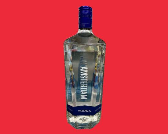 Order New Amsterdam, 1.75L vodka (40.0% ABV) food online from South Liquor store, Long Beach on bringmethat.com