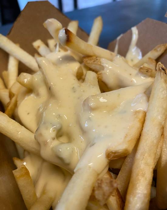 Order Queso Cheese Fries food online from Burger Bar On Campus store, Austin on bringmethat.com