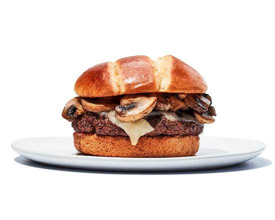 Order Mushroom Swiss Burger food online from Hooters store, Fayetteville on bringmethat.com