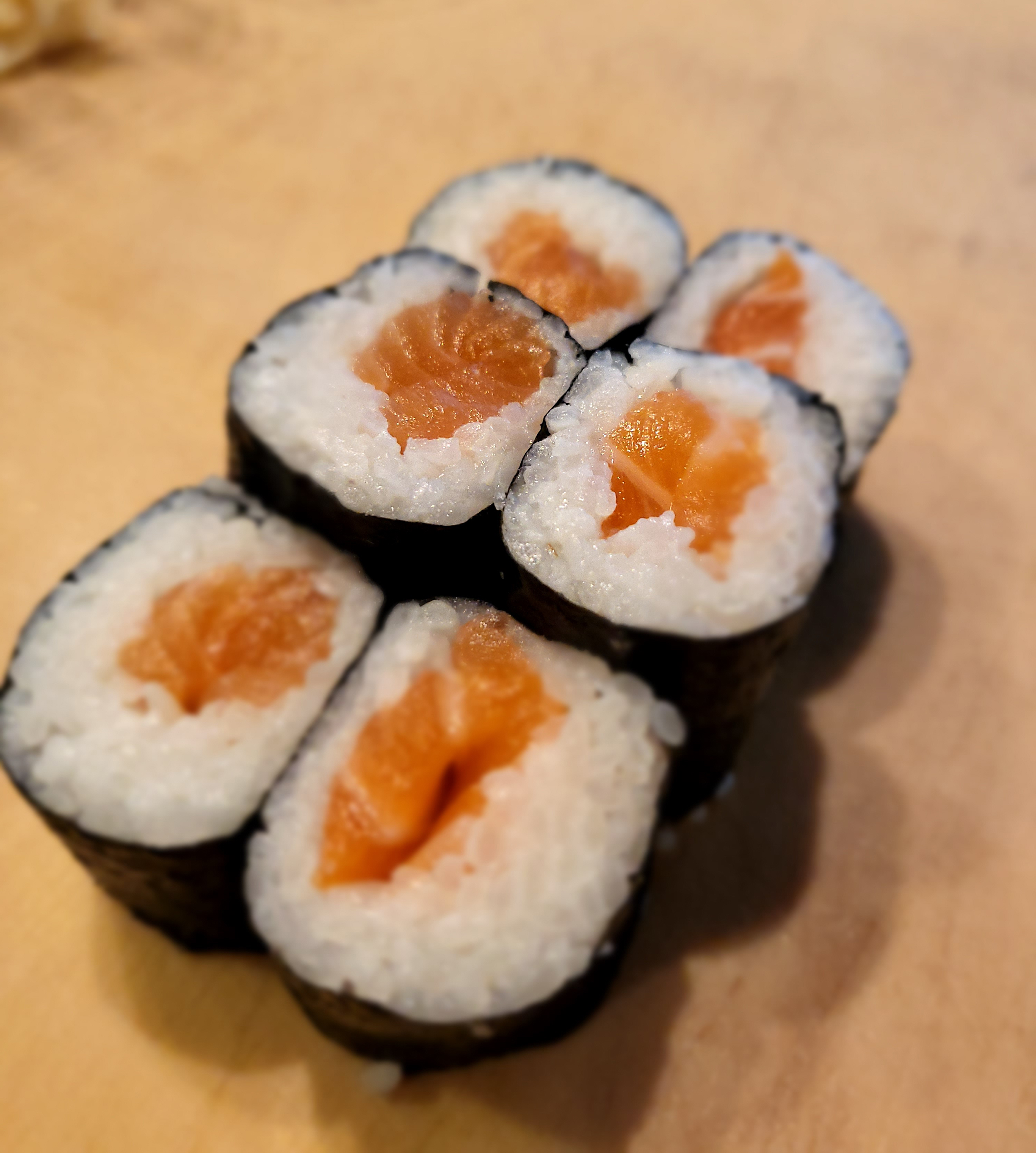 Order Salmon Roll food online from Azuma Japanese Cuisine store, Cupertino on bringmethat.com