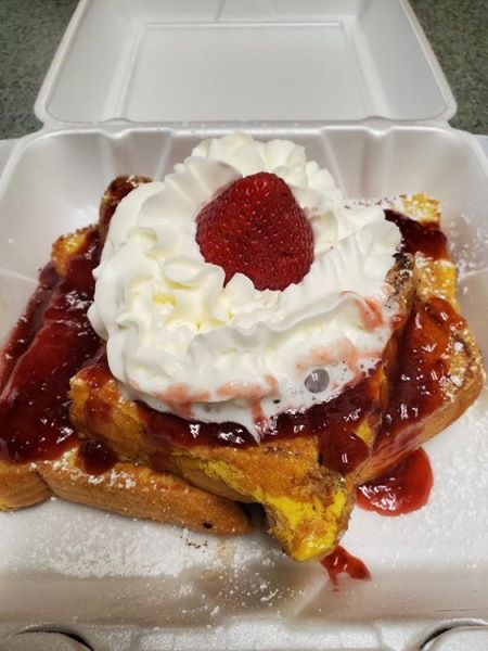 Order Strawberry French Toast food online from Granite Street Cafe store, Quincy on bringmethat.com
