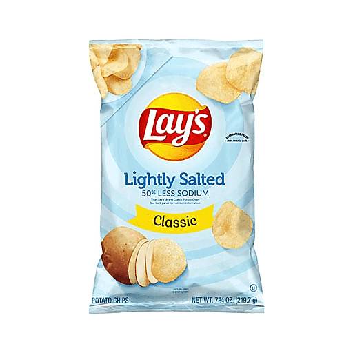 Order Lay's Lightly Salted Classic Chips (7.75 OZ) 130719 food online from Bevmo! store, Albany on bringmethat.com