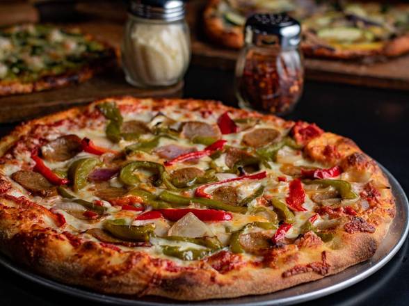 Order PIZZA Sausage & Peppers food online from Anthony's Eatalian store, Dallas on bringmethat.com