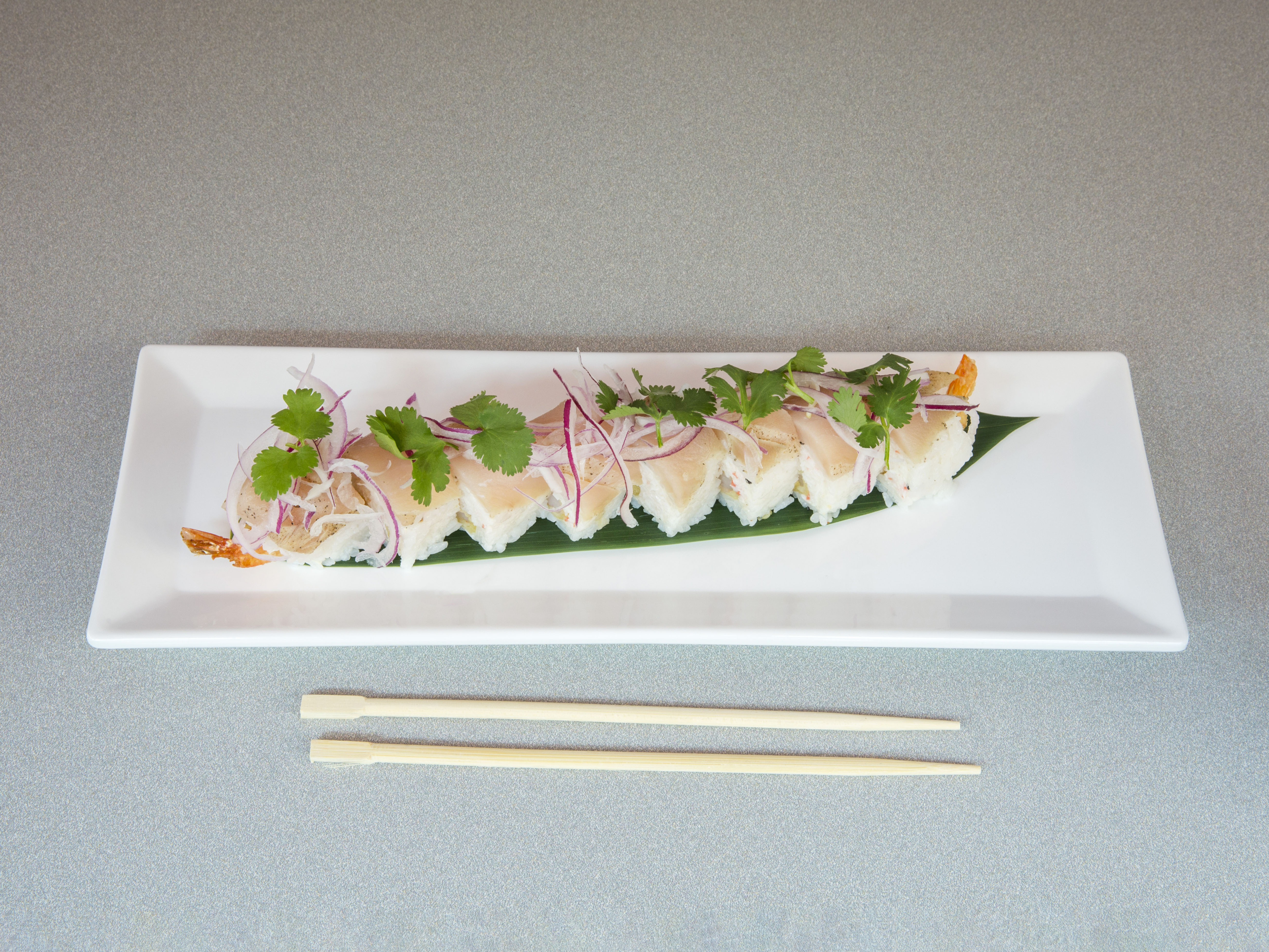 Order Cilantro Albacore Roll food online from Zono Sushi store, Glendale on bringmethat.com