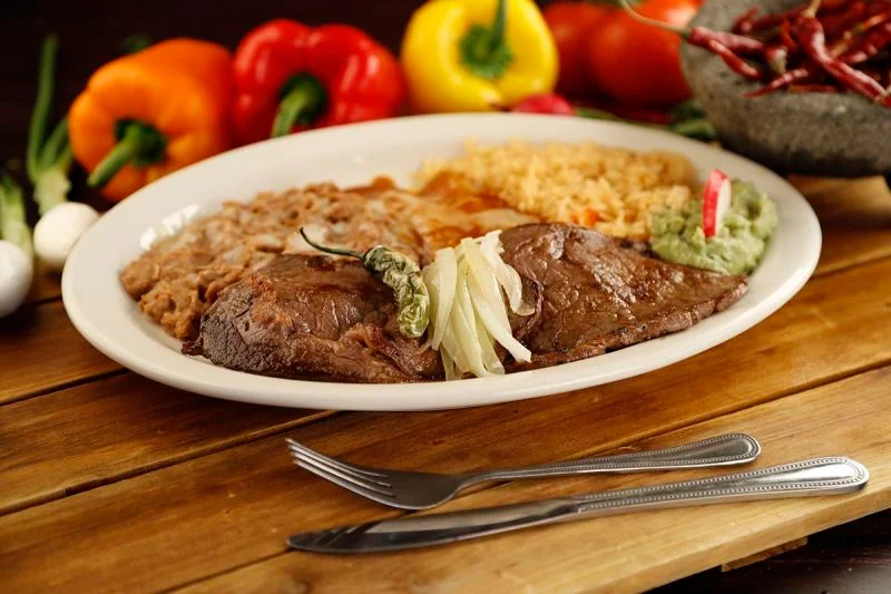 Order Carne Asada a la Mexicana Combo food online from Mexico Lindo store, Rancho Cucamonga on bringmethat.com