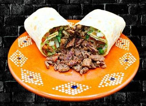 Order Steak Burrito food online from RIVAS MEXICAN GRILL store, Fort Mohave on bringmethat.com