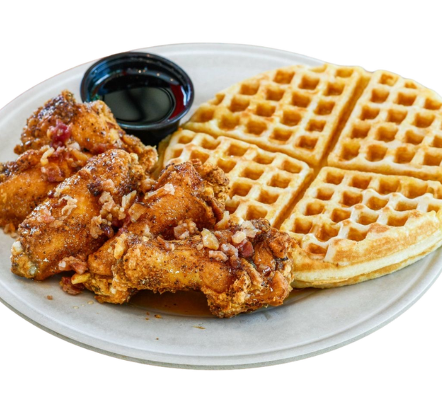 Order Chicken and Waffles food online from Wing Crave store, Greenville on bringmethat.com
