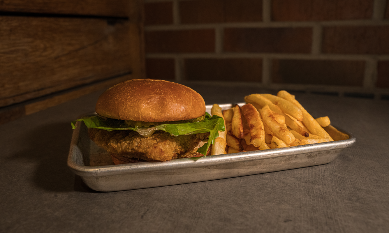 Order Sunday Chicken Sandwich food online from Beerhead Bar and Eatery Hamilton Quarters store, Westerville on bringmethat.com