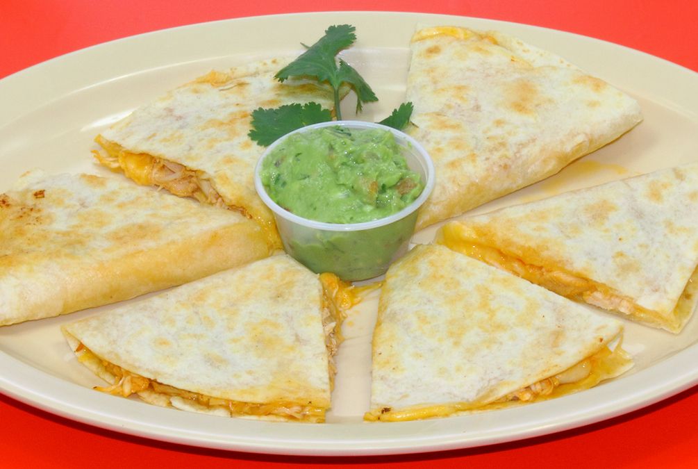 Order Cheese Quesadilla food online from Chile Verde store, Inglewood on bringmethat.com