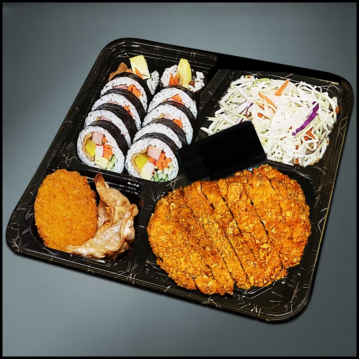 Order [BT1] 돈까스 도시락 / Tonkatsu Bento food online from Jjang Restaurant store, Buena Park on bringmethat.com