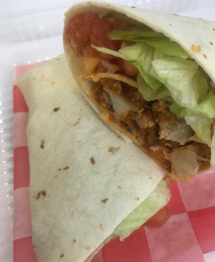 Order Crispy Chicken Wrap food online from Cj Pizza store, Plainfield on bringmethat.com