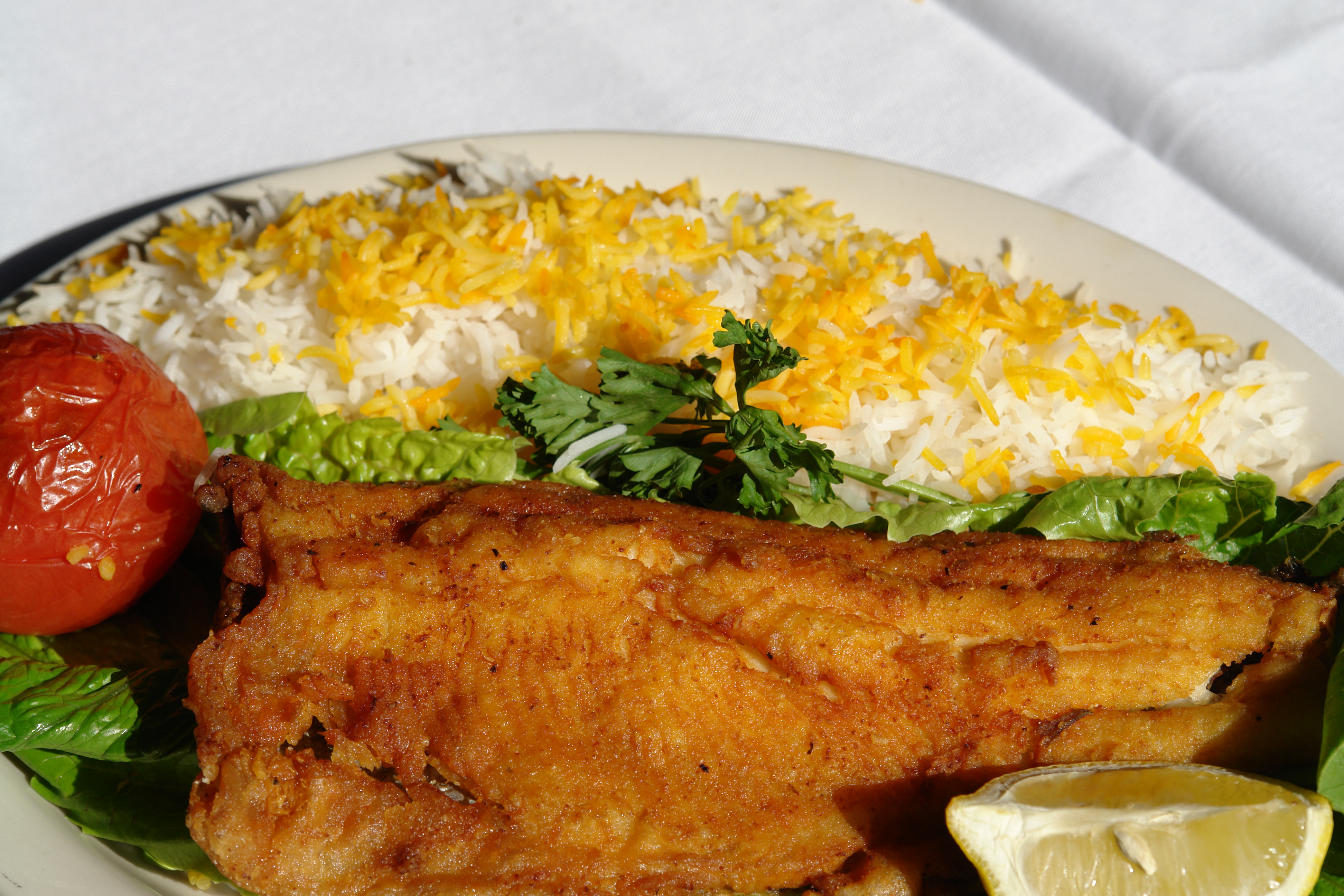 Order Trout Kabob food online from Shiraz Restaurant store, Glendale on bringmethat.com