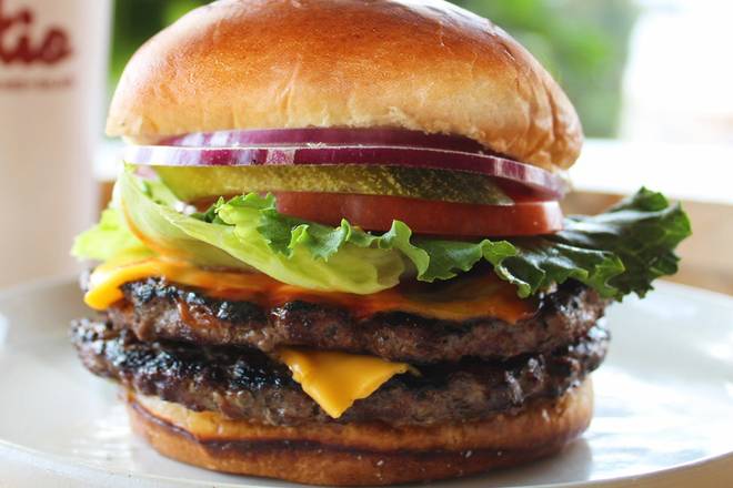 Order Double Cheeseburger food online from The Patio store, Orland Park on bringmethat.com