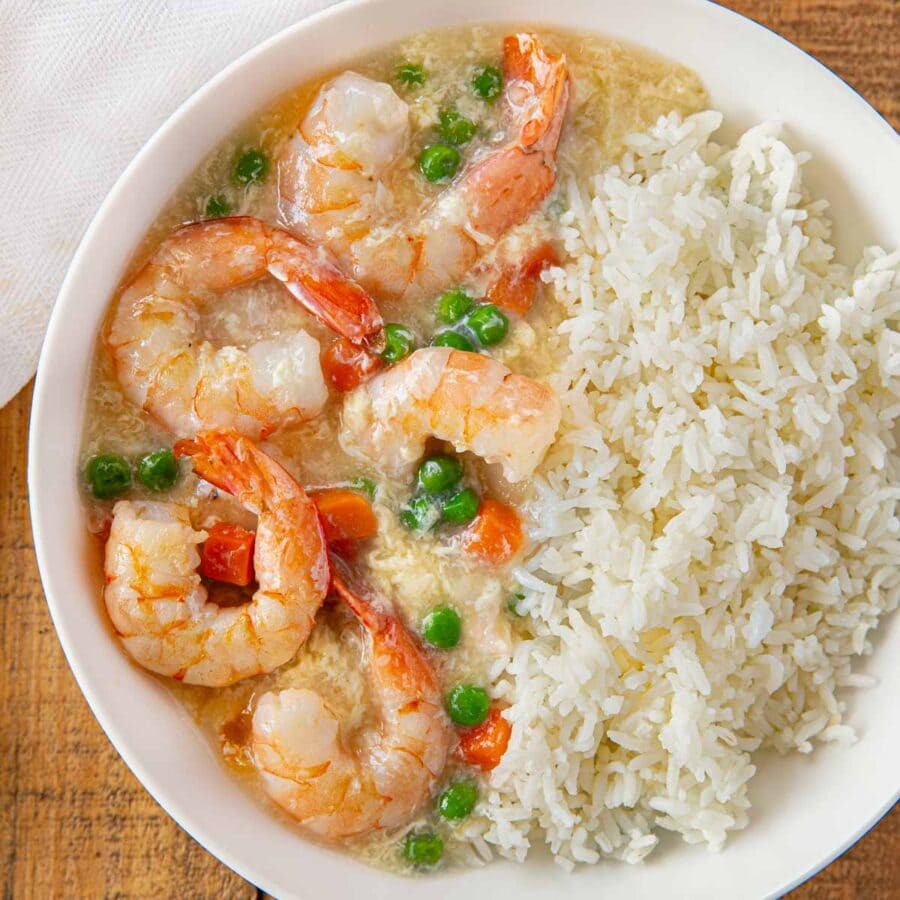Order C9. Shrimp with Lobster Sauce Combination Platter food online from Boulevard Chinese Restaurant store, Elmwood Park on bringmethat.com