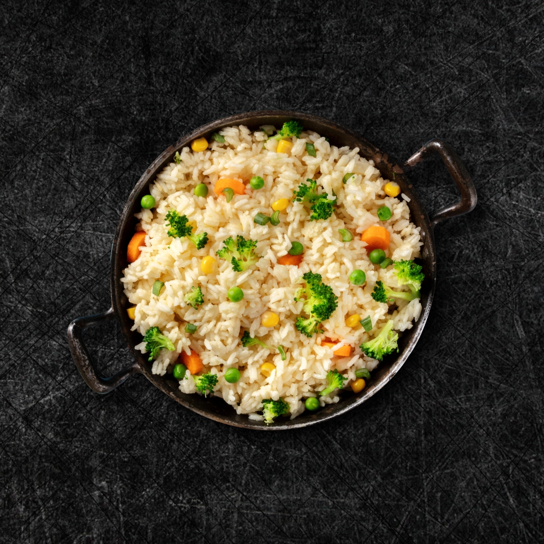Order Vegetable Fried Rice (Vegan) food online from The Imperial Indian store, Southlake on bringmethat.com