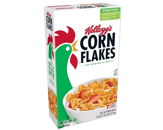 Order Kellogg's Corn Flakes (18 oz) food online from Ctown Supermarkets store, Uniondale on bringmethat.com